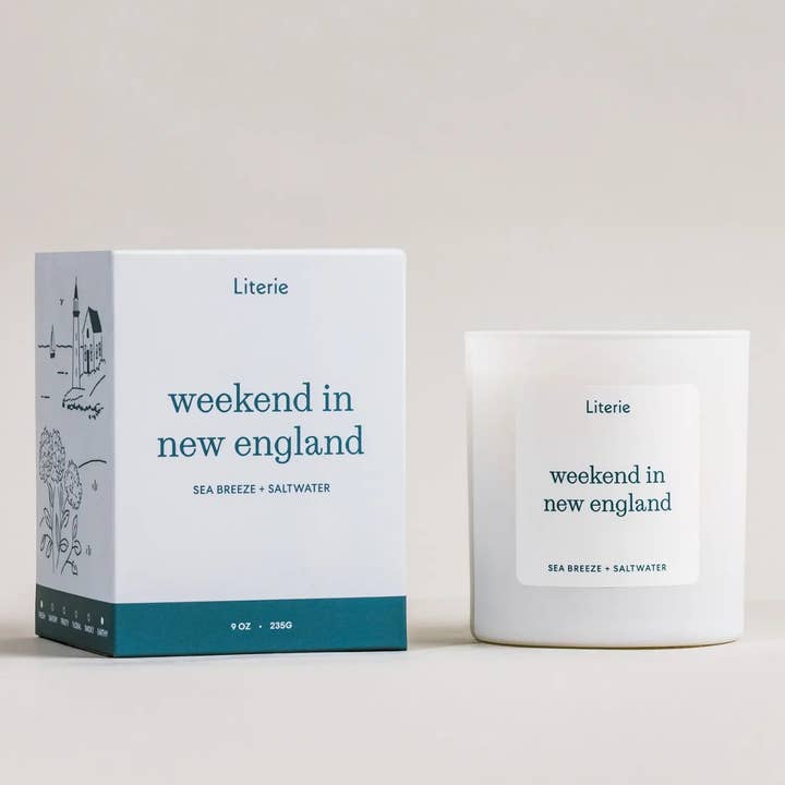 Literie - Wholesale Jar/Filled Candle - Weekend in New England