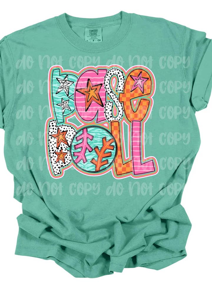 Baseball Grafisk Tee for engroshandel hos Wilde and Ink Threads