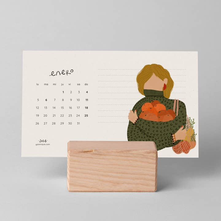 ypamiqué - Wholesale Calendar - 2026 Desk Calendar1