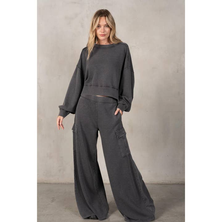 lalamia - Wholesale Sweatshirt - Women's - Exposed Seam Sweatshirt13