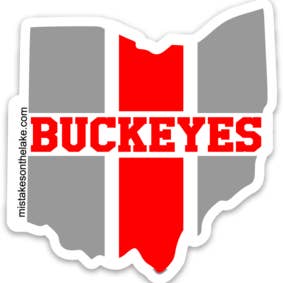 Autocollant Buckeyes pour la vente par Mistakes on The Lake