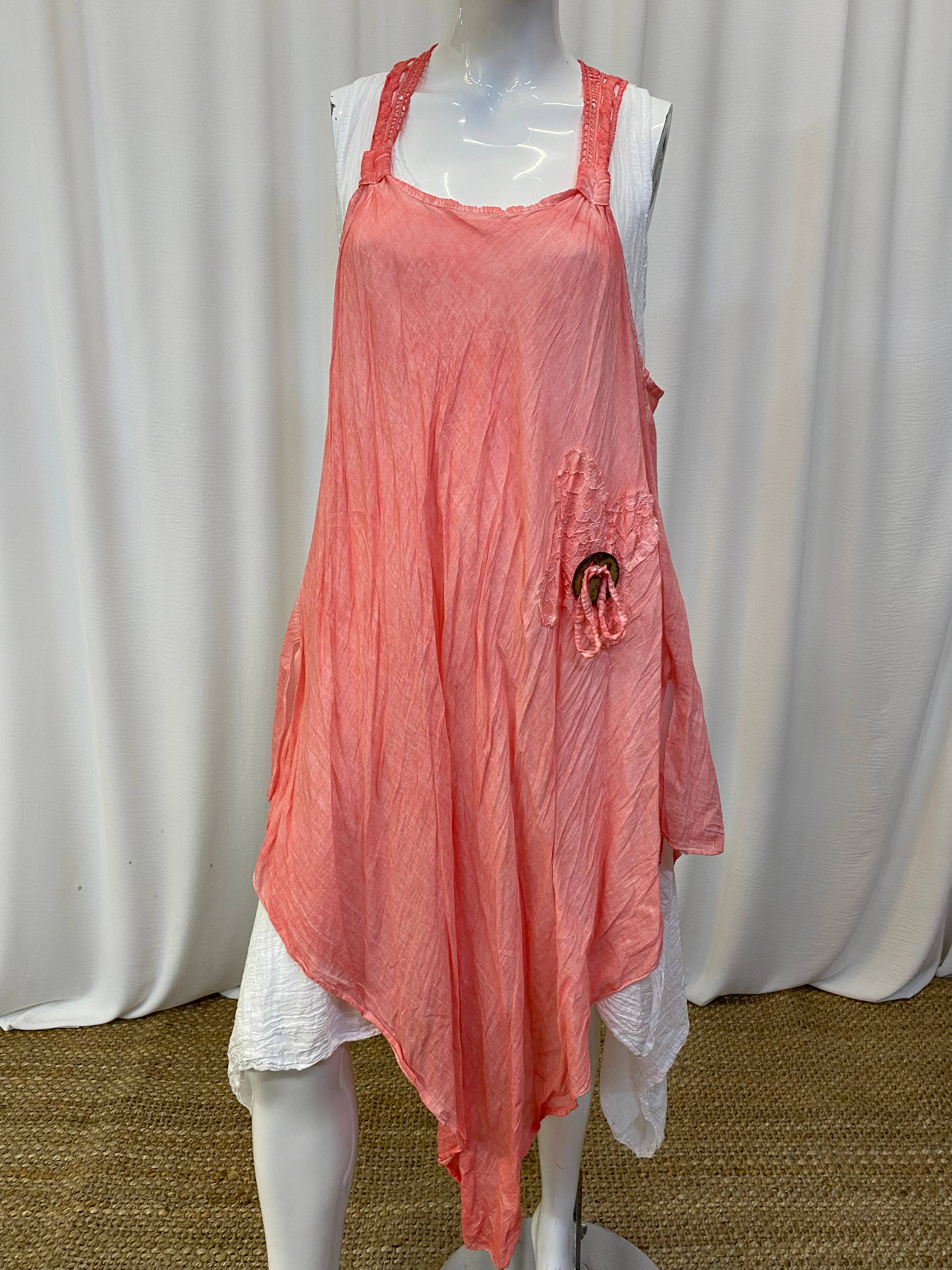 ORNELLA PARIS - Wholesale Dress - Women's - Two piece lace back dress set BLL-R10758