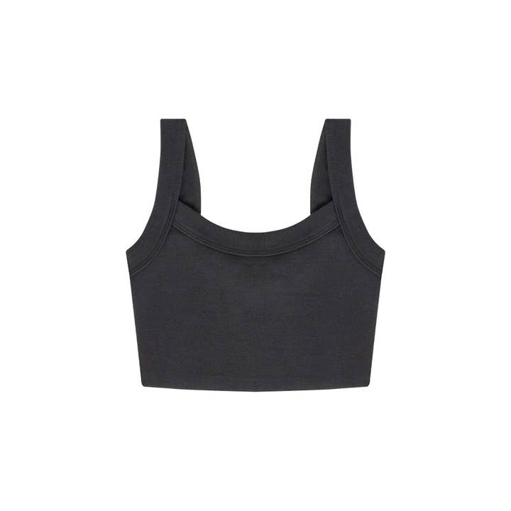 Talentless - Wholesale Tank Top - Women's - WOMENS RAW HEM RIB CROP TANK