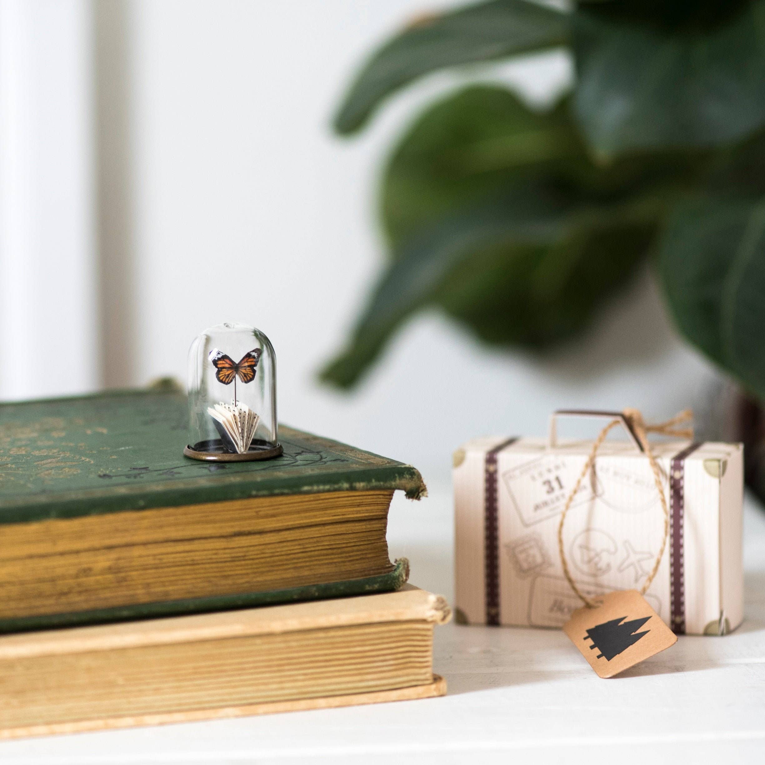 My Papercut Forest - Wholesale Decorative Tabletop Object - Butterfly paper book art, butterfly paper art