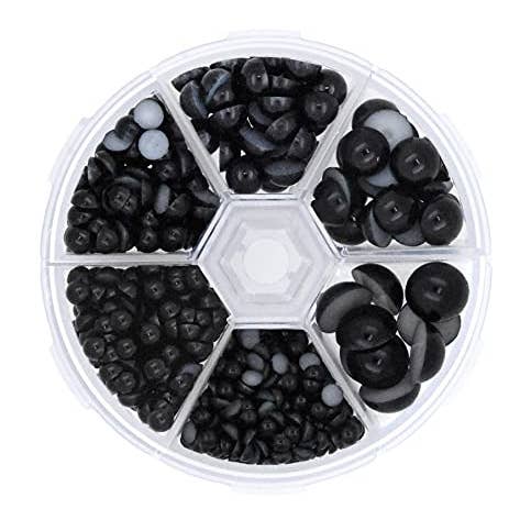 Mandala Crafts Flatback Pearls for Crafts Imitation Flat Back Pearl Gems Nail Pearls for Nails - Half Pearls for Crafts 605 PCs 4mm to 12mm for wholesale by Mandala Crafts