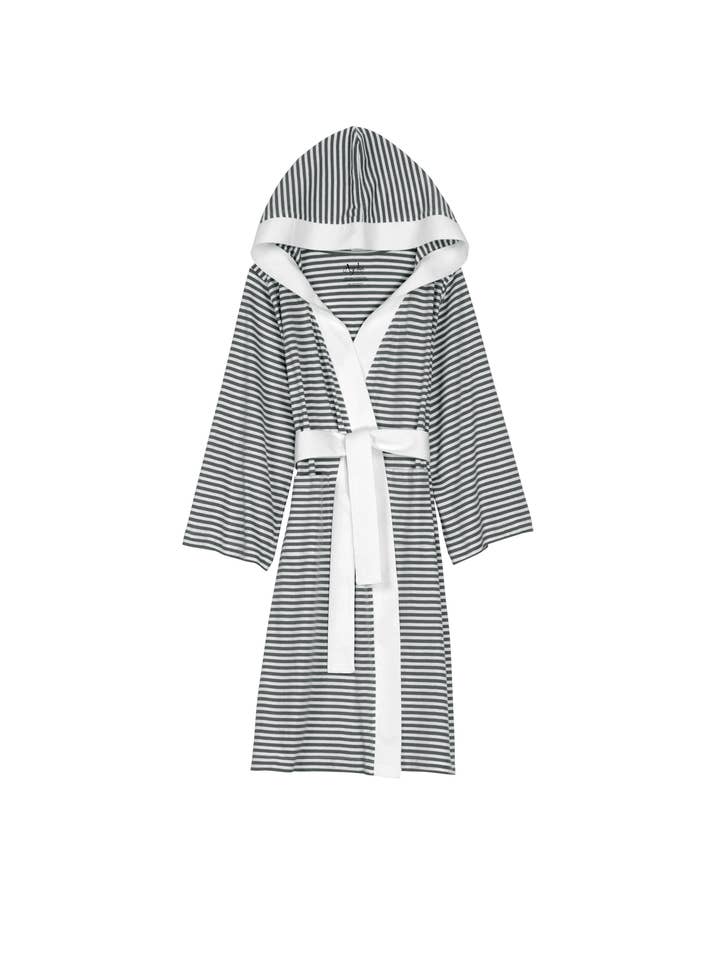 Pure Fiber - Wholesale Robe – Women's - Seaside Serenity Robe – Organic Cotton Hooded Fit7