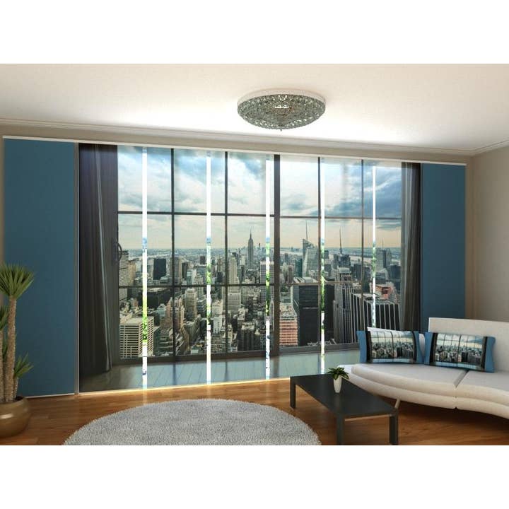 Set di 8 Tende a Pannello Veduta di New York per la vendita all'ingrosso da parte di IlyDecor