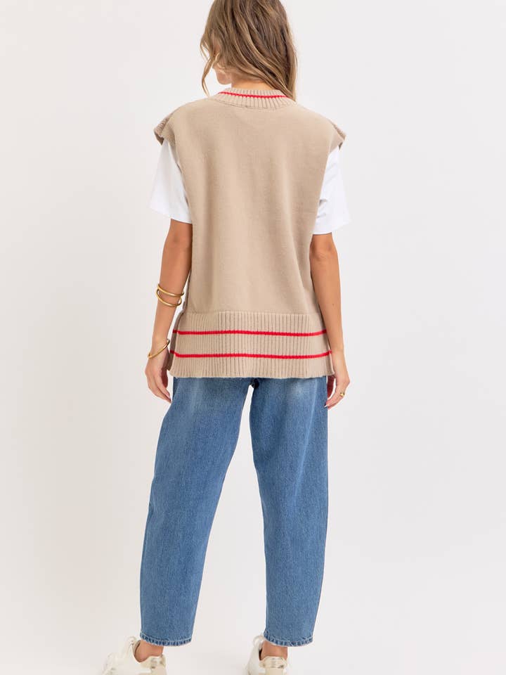 Sweet Lovely by Jen - Wholesale Knit Sweater - Women's - EFFORTLESSLY ESSENTIAL KNIT TOP/VEST34