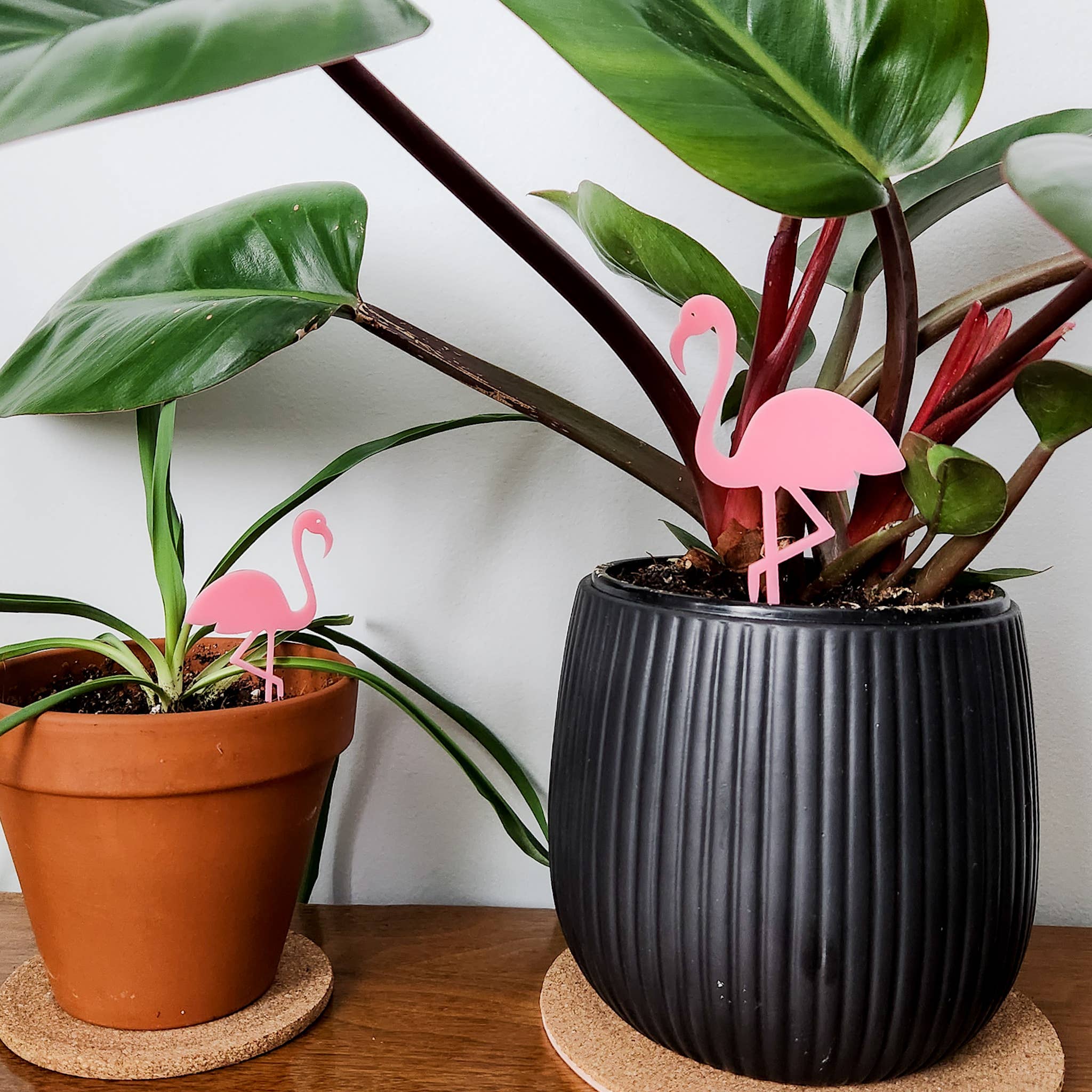 Leaf & Node - Wholesale Garden/Lawn Stake - Pink Flamingo Decorative Houseplant Accessory5