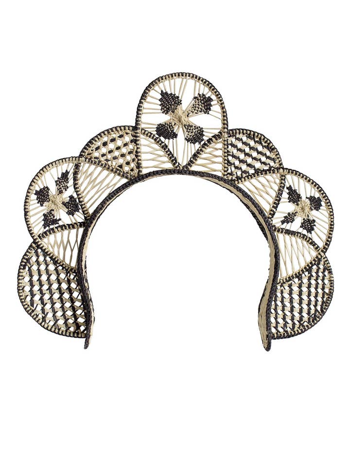 Elizabeth Headpiece Black for wholesale by Equal Hands