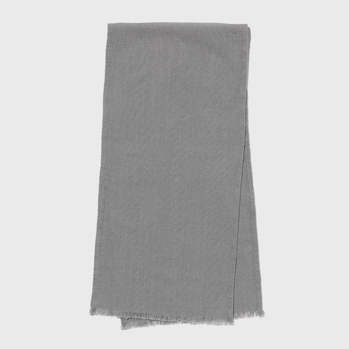 Organic Cotton 60" Grey Table Runner for wholesale by Public Goods