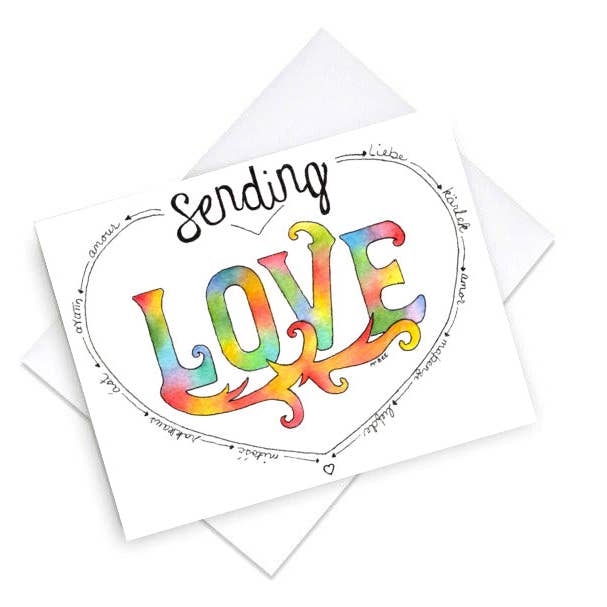 Sending Love for wholesale by Two Bees Design Studio