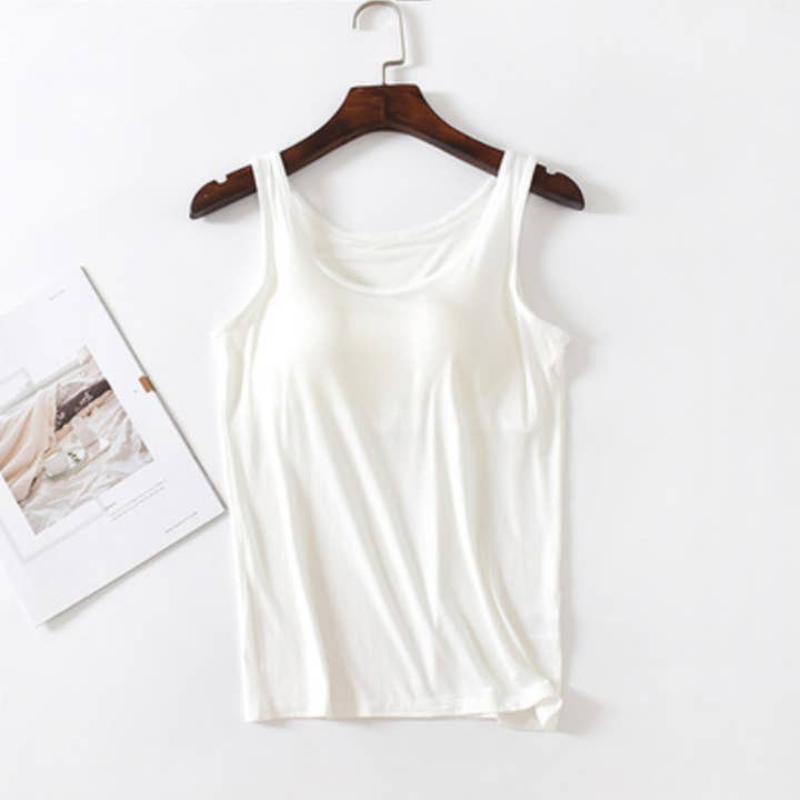 Débardeur de sommeil en modal avec soutien-gorge intégré – Favori détente & spa pour la vente par DrifWoo