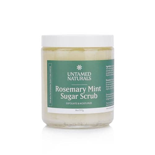 UnTamed Naturals - Wholesale Body Scrub/Exfoliant - Rosemary Mint Sugar Scrub Body Polish and Exfoliant