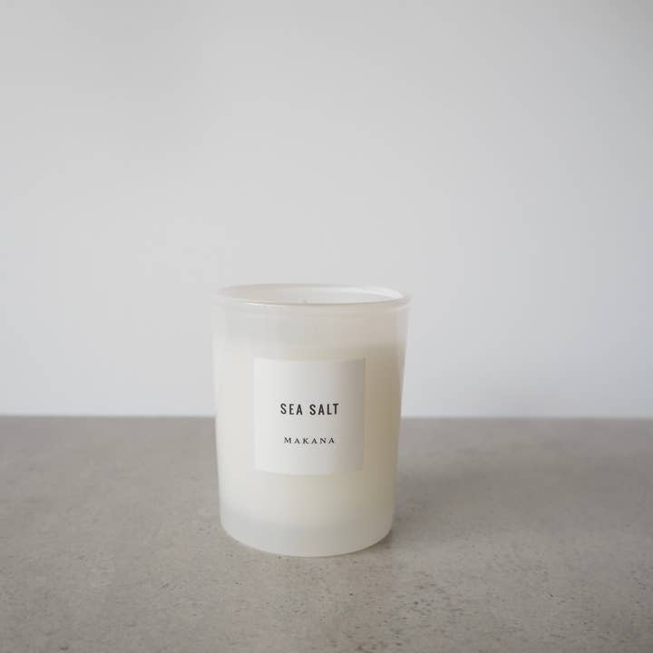 Makana - Wholesale Jar/Filled Candle - Sea Salt - Petite Candle 4 oz (NEW SIZE)1