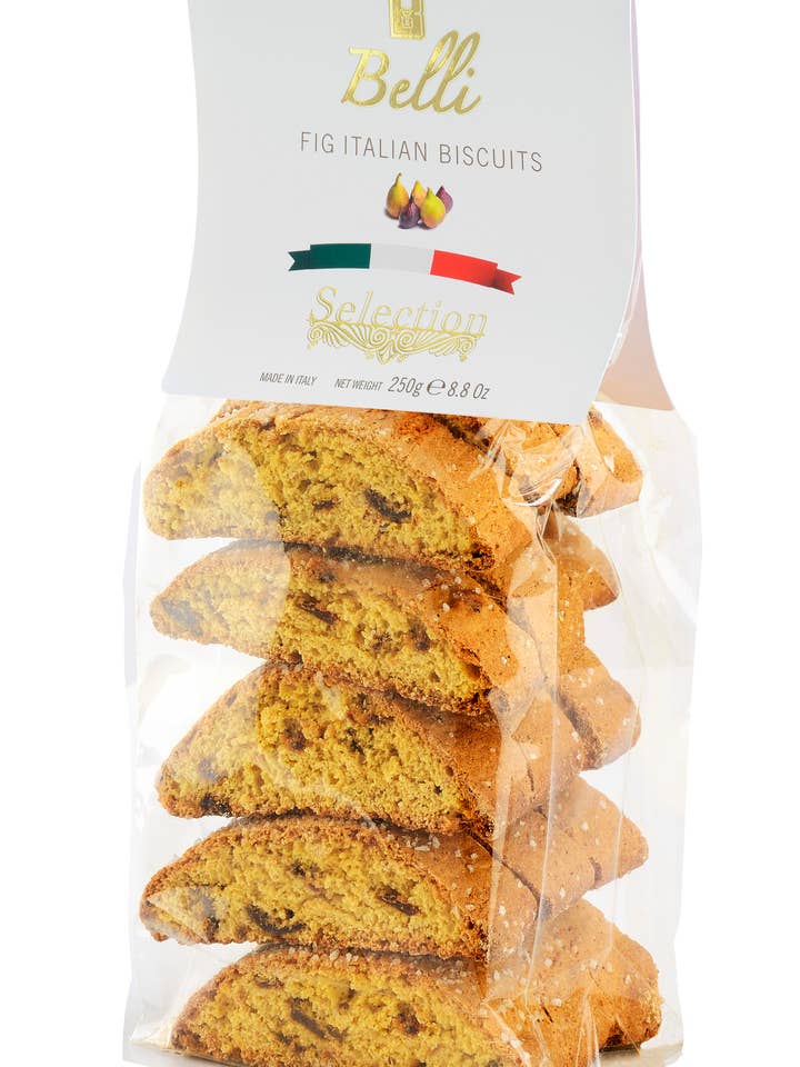 250 GRAMAS Biscoitos de Figos Grandes e Macios por atacado de Biscottificio Belli