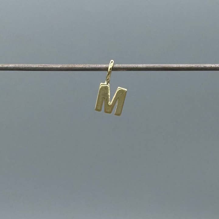 Something Silver - Wholesale Individual Charm/Pendant - Perfect Little Block Letter Initial Charm12