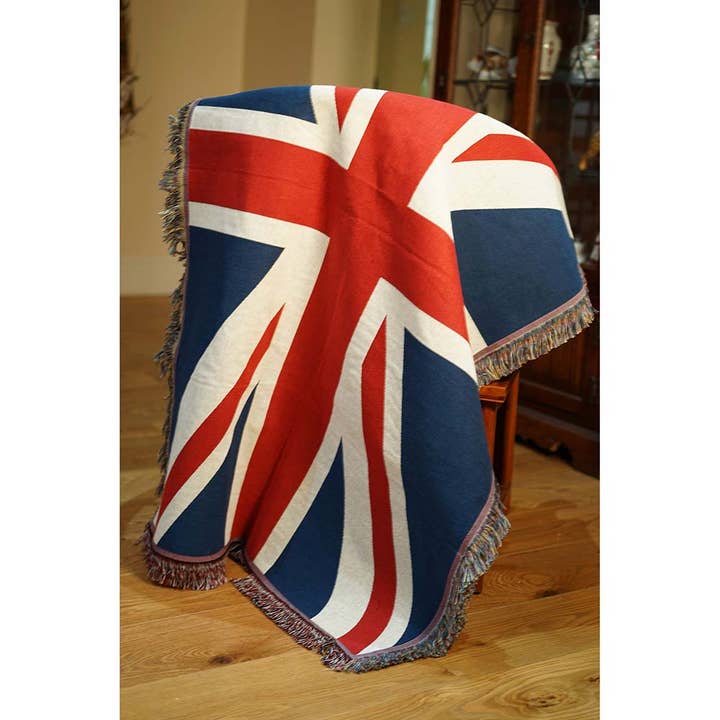 Union Jack - Throw for wholesale by Signare Tapestry