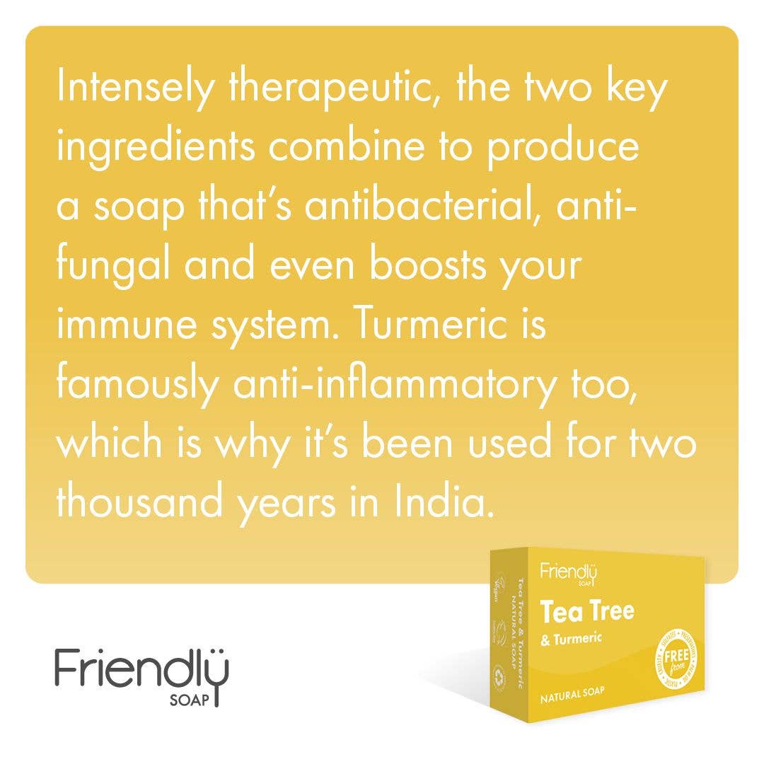 Friendly Soap - Wholesale Bar Soap - Tea Tree & Turmeric Eco Friendly Soap Bar3