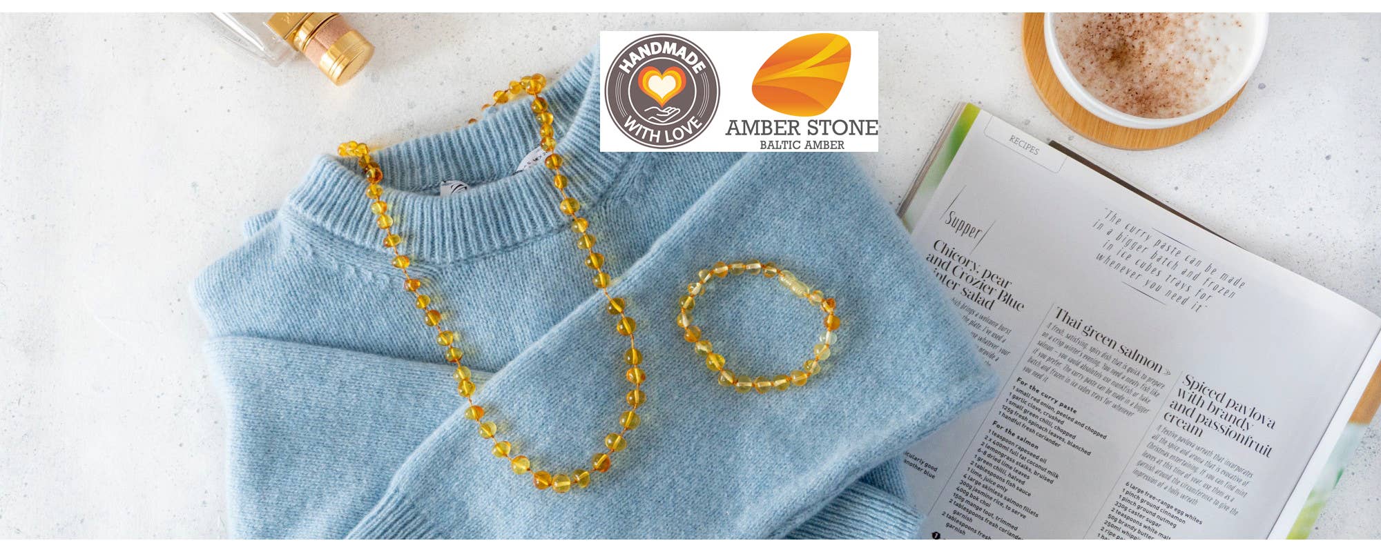 Amber Stone - Vendita all'ingrosso Bracciale con perline - Bracciale in Ambra Baltica Barocca 19 cm1