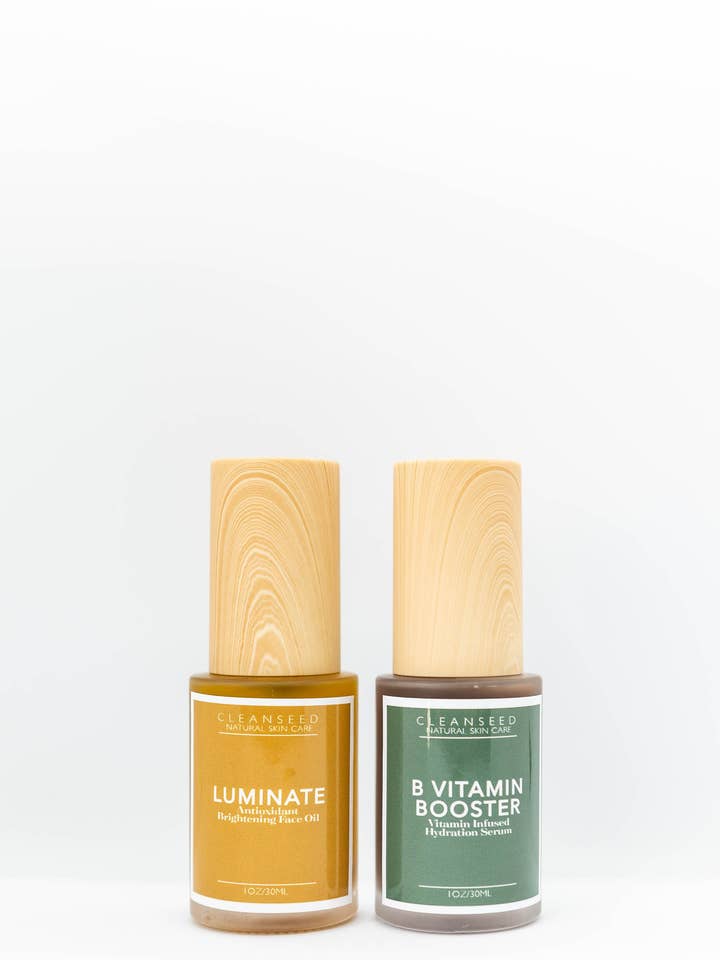 Duo de routine AM pour la vente par Cleanseed Natural Skincare