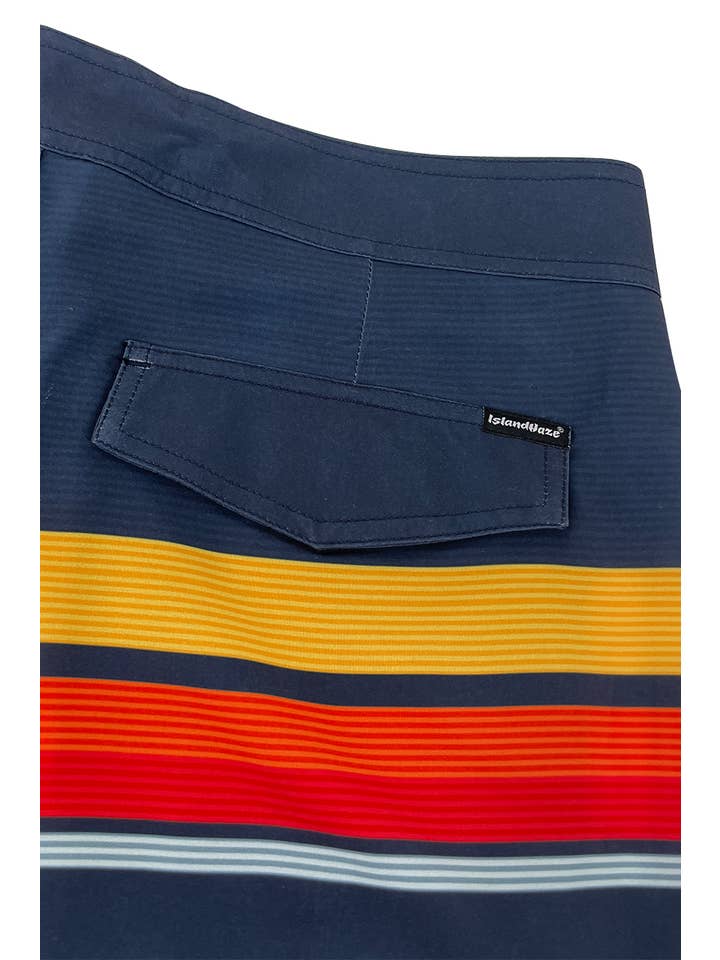 Islandhaze - Wholesale Swim Shorts - Men's - 10" Inch Men's Swim Shorts Stretch Boardshorts -BUTON10