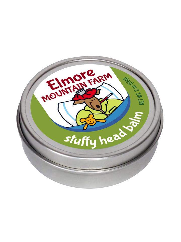 Stuffy Head Balm for wholesale by elmore mountain farm