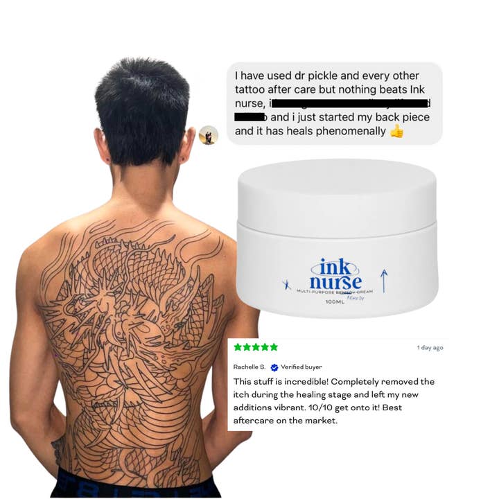 Ink Nurse - Wholesale Tattoo ointment/care - 50ml Ink Nurse Remedy Cream (tattoo aftercare)19