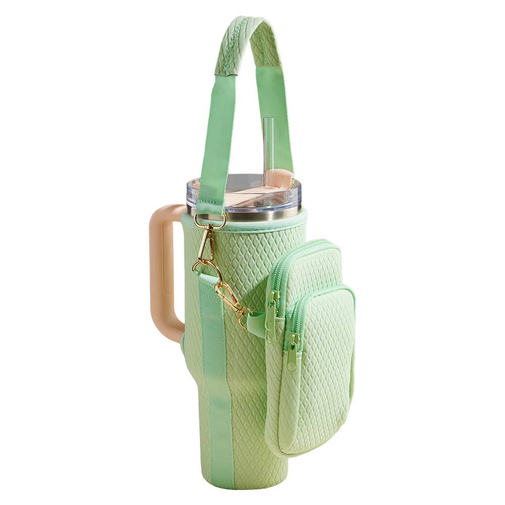 Sensibling Corp. – wholesale Crossbody bag – Women's – 40oz Tumbler Bottle Scuba Bag3