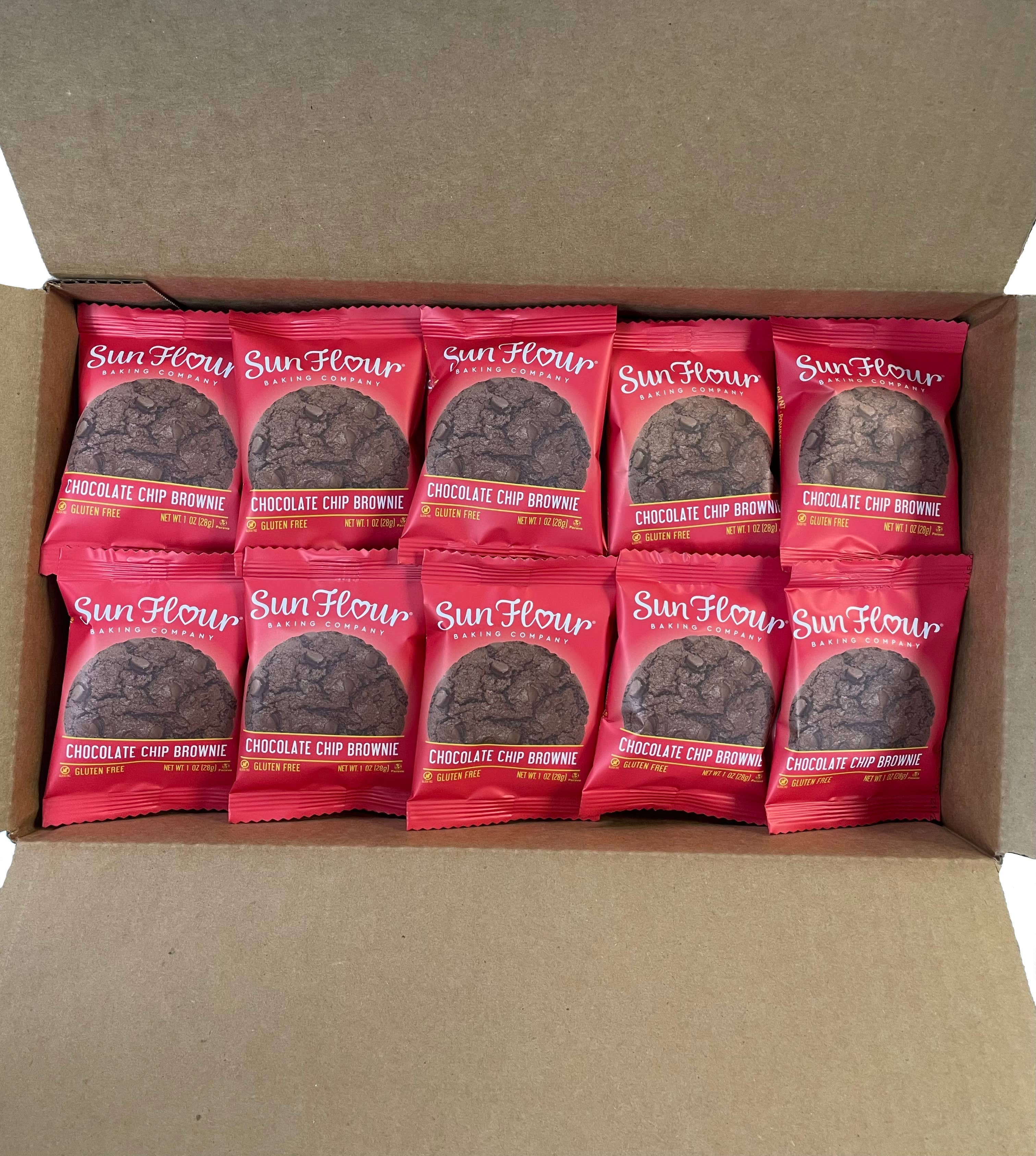 Sun Flour Baking Company - Wholesale Cookie - Gluten Free Chocolate Chip Brownie Cookie 1oz  36/Case5