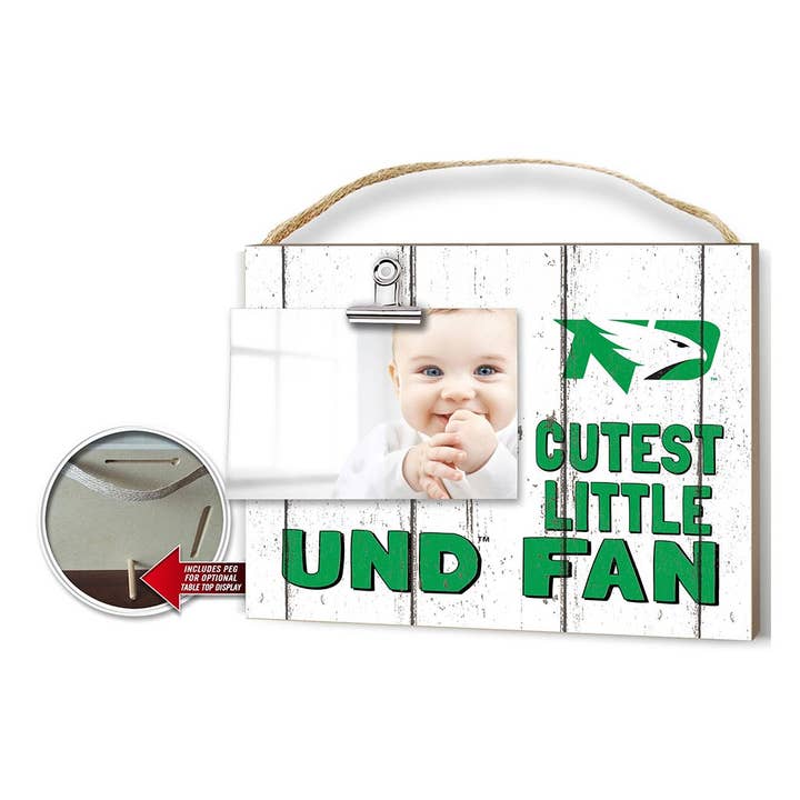 Le plus mignon cadre photo petit altérée du Dakota du Nord Fighting Ha pour la vente par KH Sports Fan