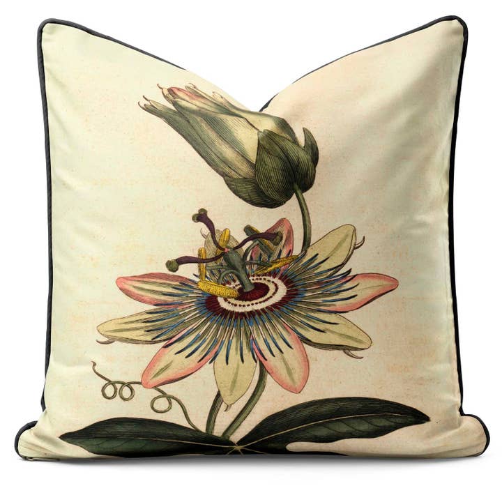 Passiflora comune - Cuscino botanico per esterni per la vendita all'ingrosso da parte di ART CUSHIONS