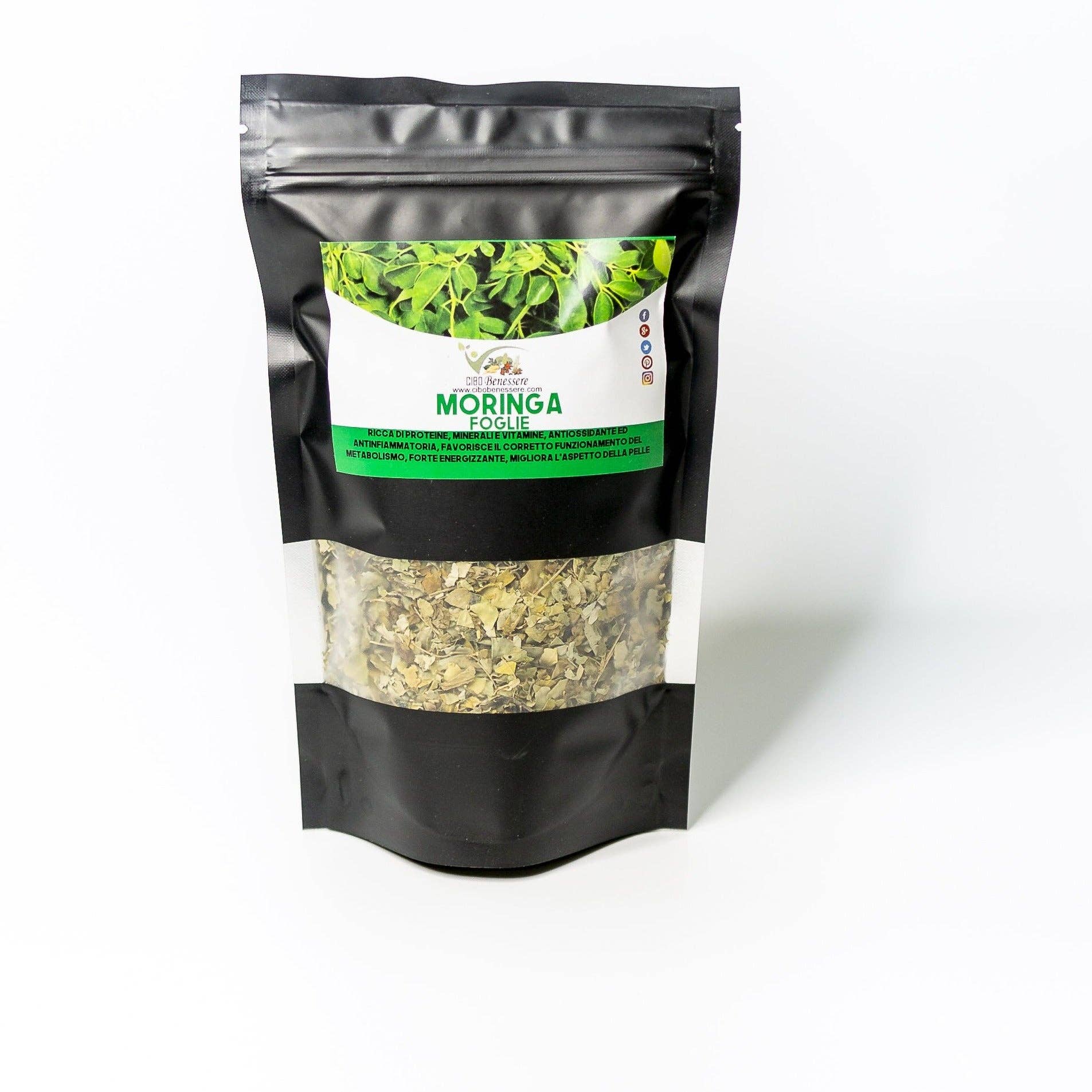 Cibobenessere - Venta al por mayor Tés saludables/desintoxicantes - Hojas de Moringa Oleifera1