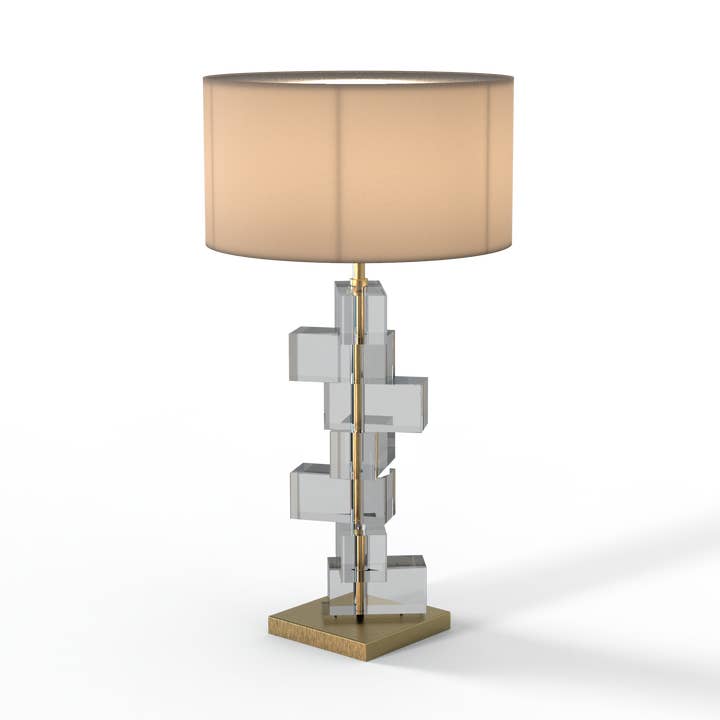 Lampe de Table OP1 Exclusive Fabriquée à la Main en Italie pour la vente par LIGHTINUP S.R.L.