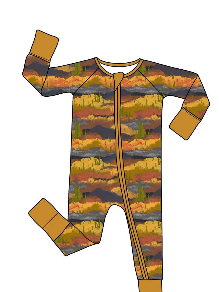 Combinaison à fermeture éclair par Little Alaskan | Contreforts du Denali pour la vente par Little Alaskan Store