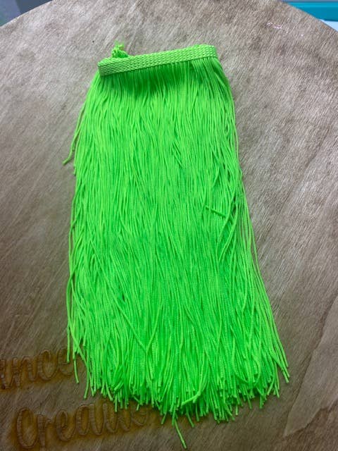 Neon Green 7in Fringe for wholesale by Vance Custom Creations