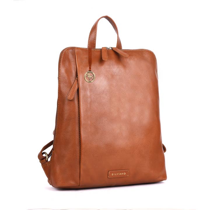 Putney – Leather Zip Backpack for wholesale by SILVIANO