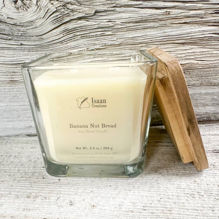 Banana Nut Bread Candle (9.5 oz) for wholesale by Isaan Creations