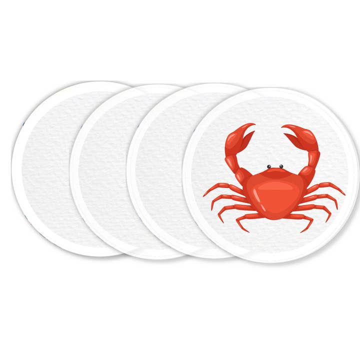 Peachy Pendants - Wholesale Coasters - Coasters - Crab1