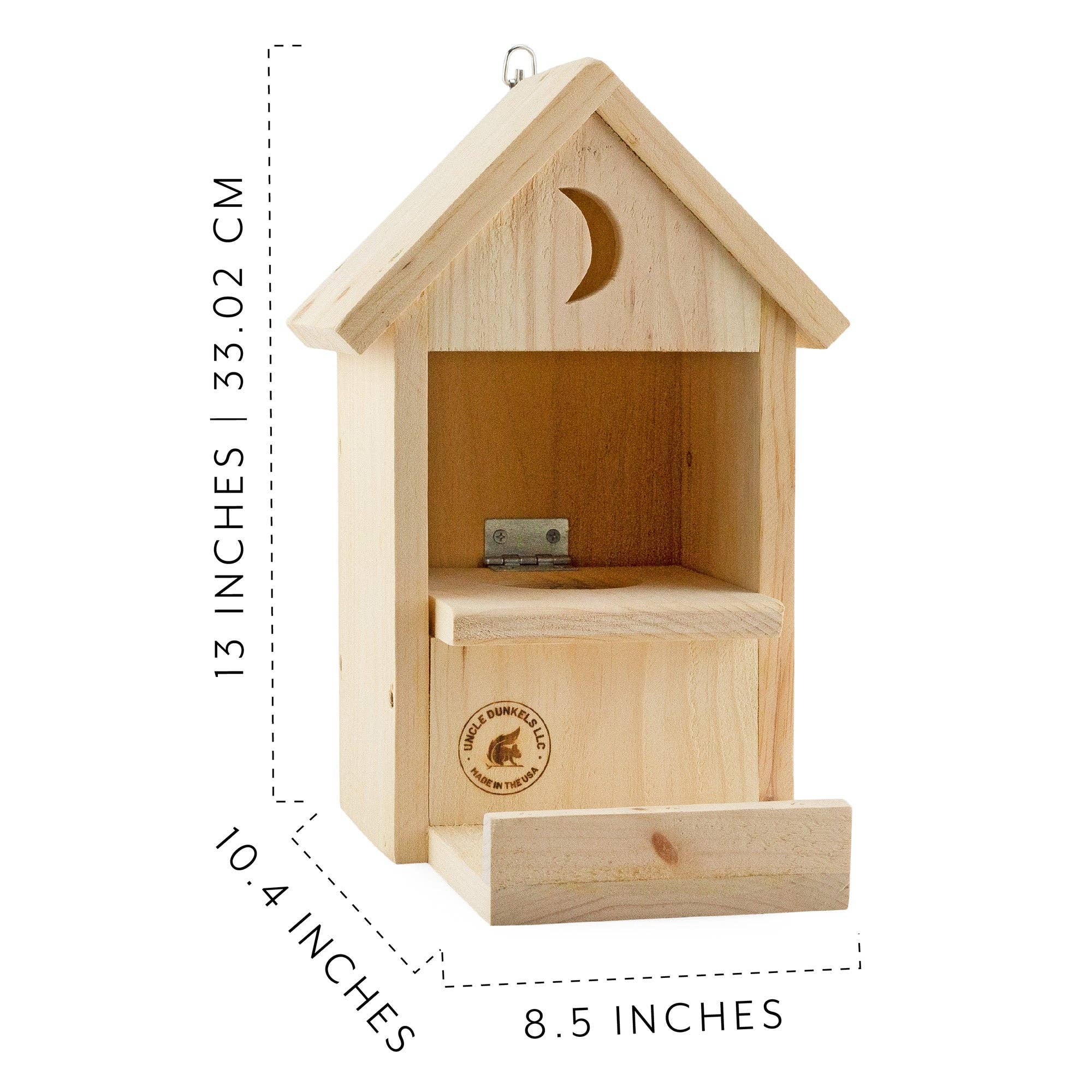 Kurated Korner – wholesale Bird feeder – Uncle Dunkel's Outhouse Squirrel Feeder6