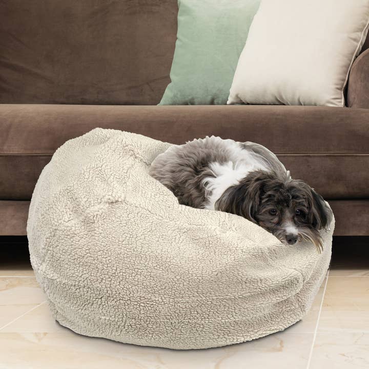 Carolina Pet Company - Wholesale Pet Bed - Cat/Dog - Sherpa Puff Ball® Pillow Bed for Dogs and Cats2