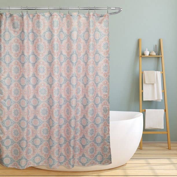 Canvas Shower Curtain 70" x 70" Casey for wholesale by LINEN STORE