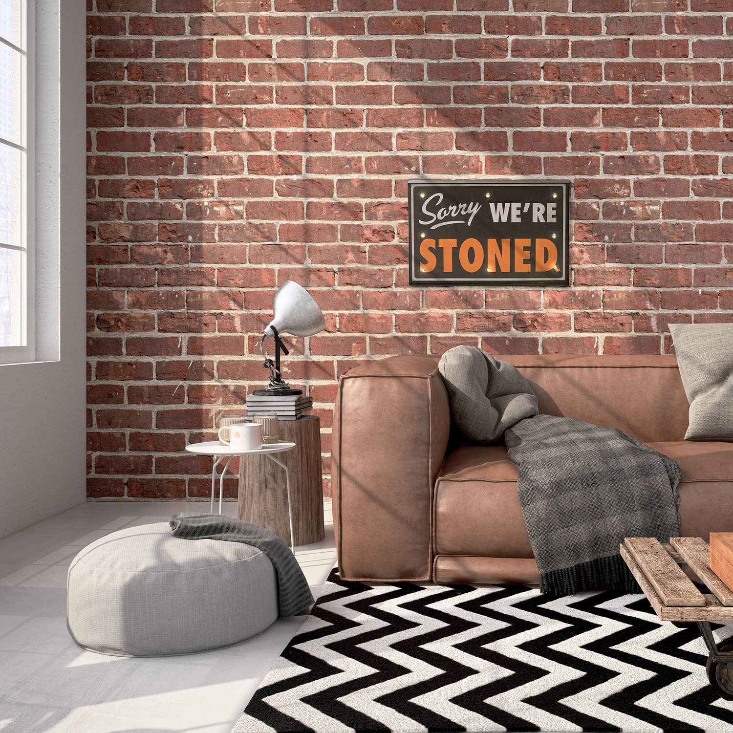 BeyBerk International - Wholesale Sign - Sorry We're Stoned Wall Décor1