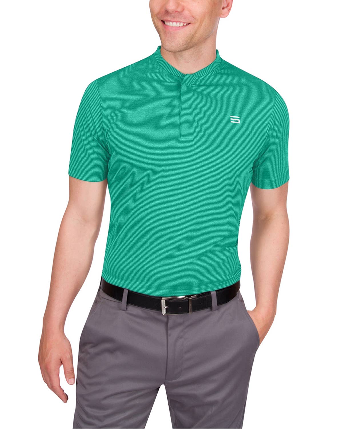 Three Sixty Six - Venta al por mayor Polo - Hombre - Camisas de golf sin cuello para hombre, de secado rápido, elásticas en 4 direcciones40