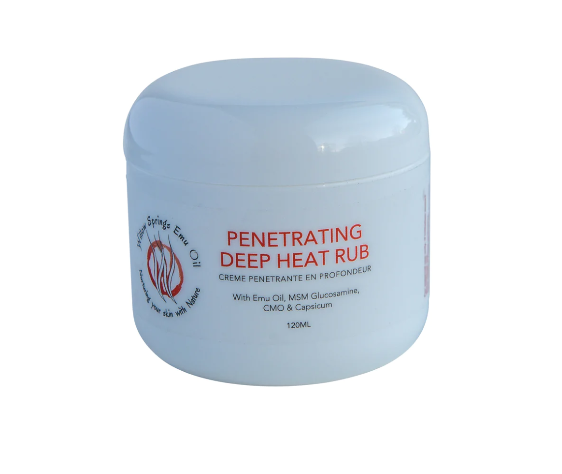 Willow Springs Emu Oil - Wholesale Pain Relief Spray/Cream - Penetrating Deep Heat Cream1