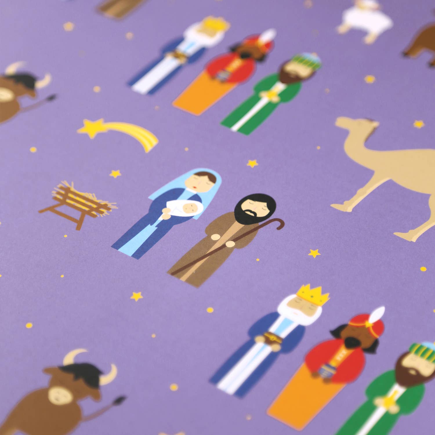 Kunst an Papier - Wholesale Flat Wrap - Josef Christmas wrapping paper1