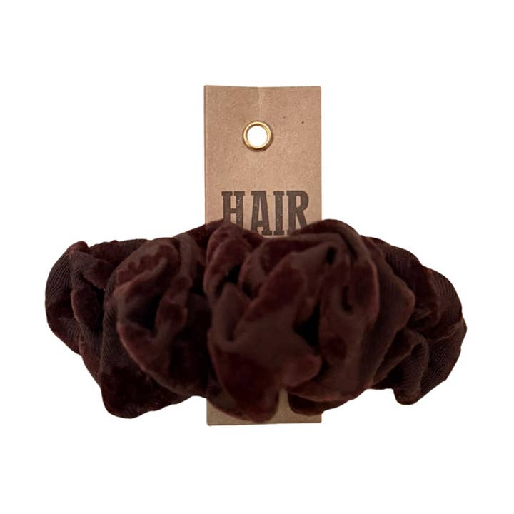 Scrunclip "Chocolate Brown" for wholesale by Hairjewelz by Elle