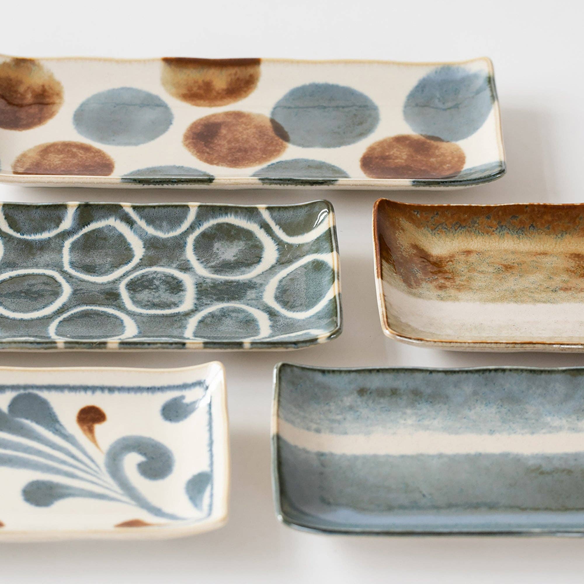 MinoCraft - Wholesale Dinner Plate - Mino-yaki handmade rectangular plate9