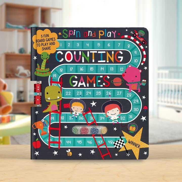 Spin and Play Counting Games Book for wholesale by Make Believe Ideas