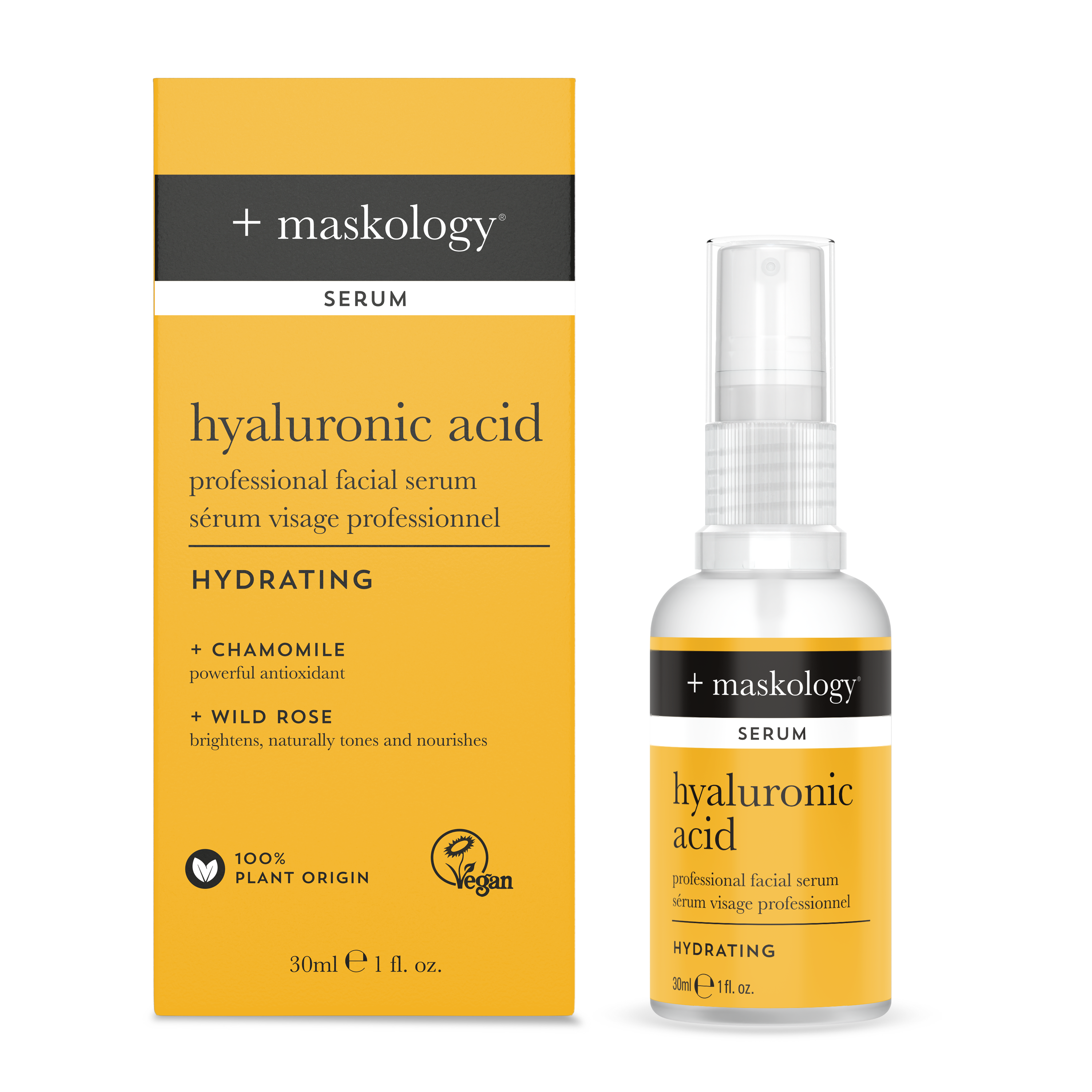 +maskology +serumology - Vente Concentré/sérum pour le visage - +serumology HYALURONIC ACID sérum facial professionnel2